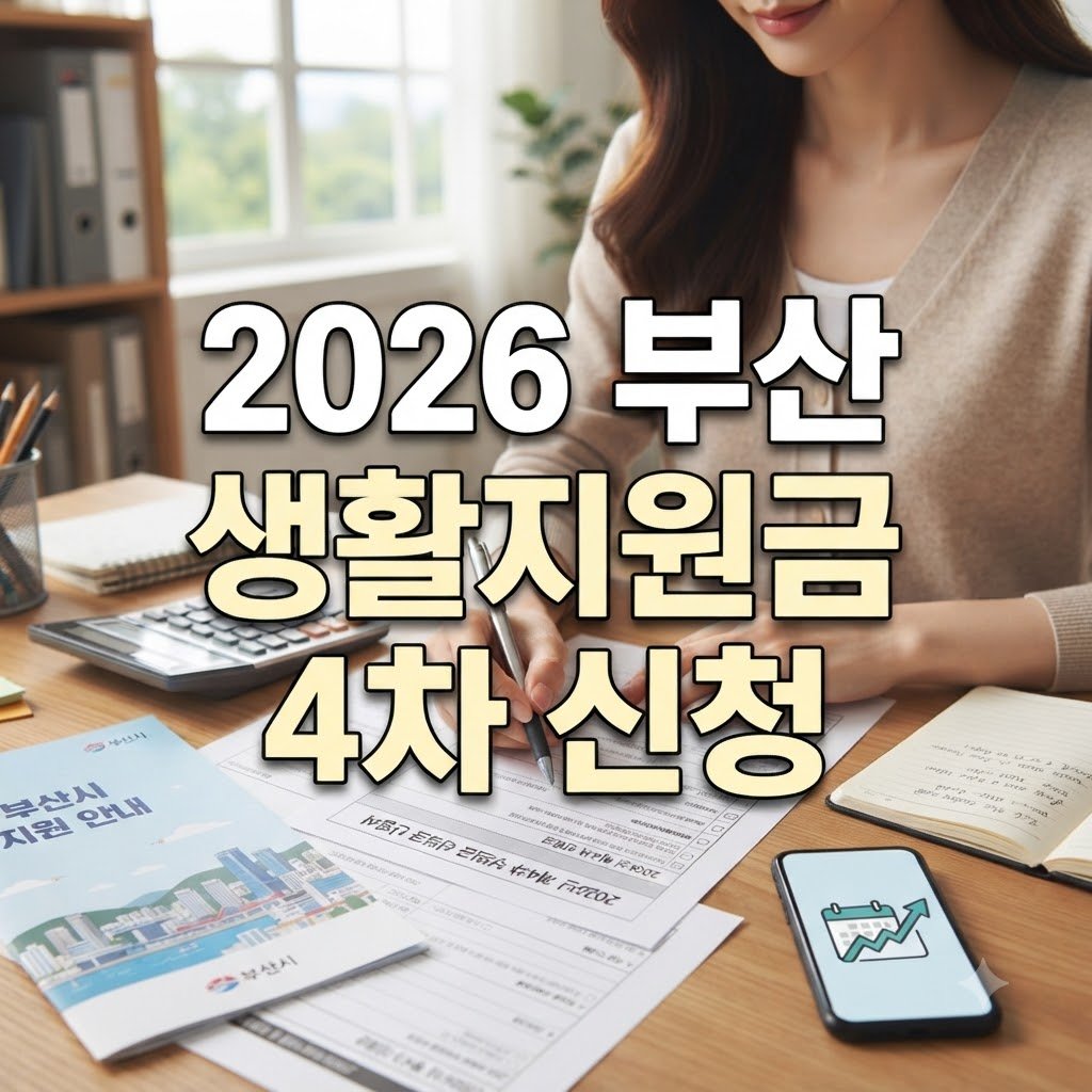2026 민생지원금 4차 부산 신청 기간, 신청 시기와 절차 한눈에