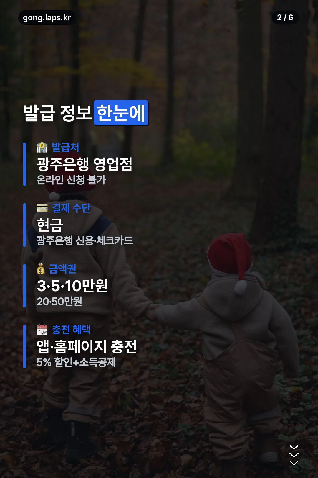 발급 정보 한눈에