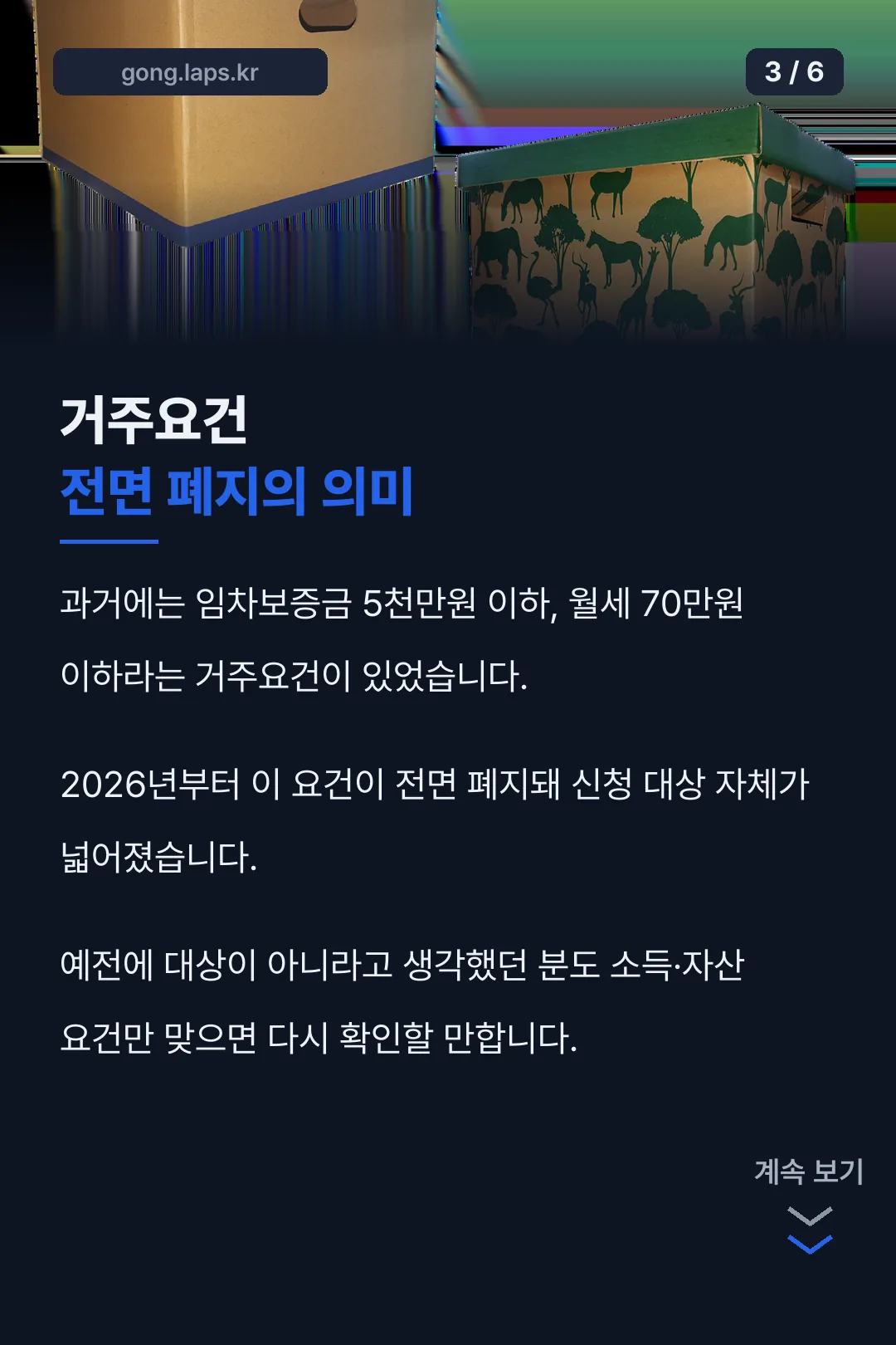 거주요건 폐지 핵심