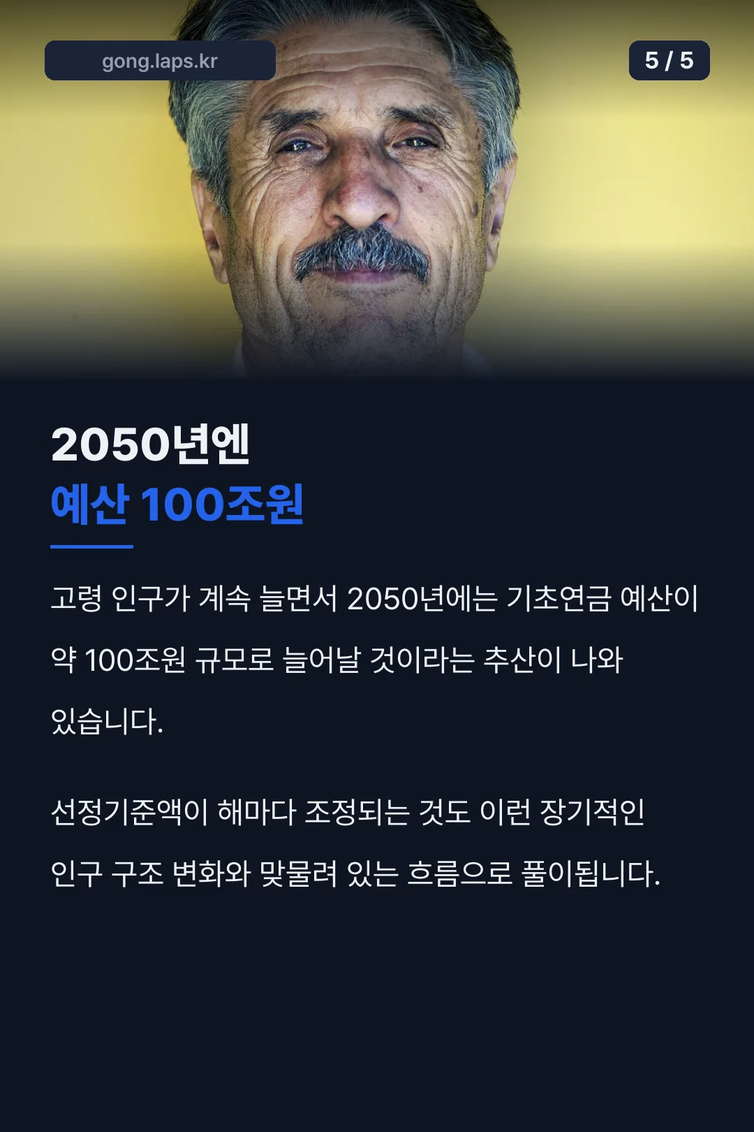 2050년 예산 전망
